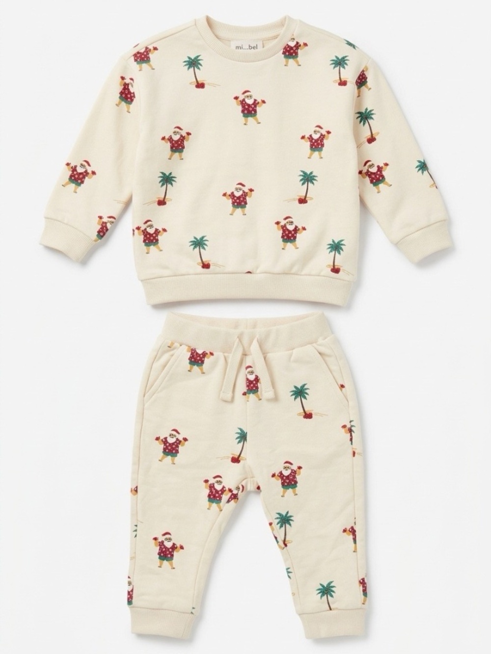 Miles the Label Santa jogger set - size 6 months - NWT
